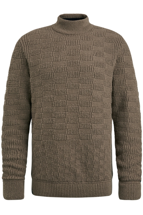 Cast Iron mock neck cotton soft boucle turtl